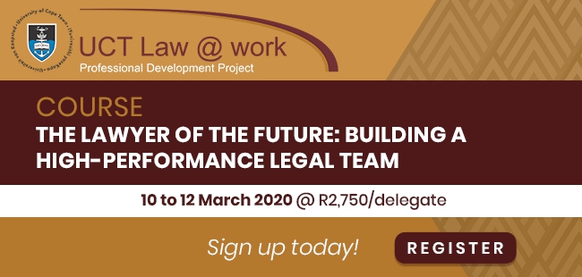 THE LAWYER OF THE FUTURE BUILDING A HIGH PERFORMANCE LEGAL TEAM
